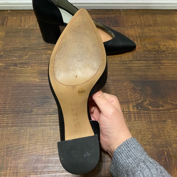 1. STATE Sisteen Half D’Orsay Leather Pumps - Picture 4 of 4